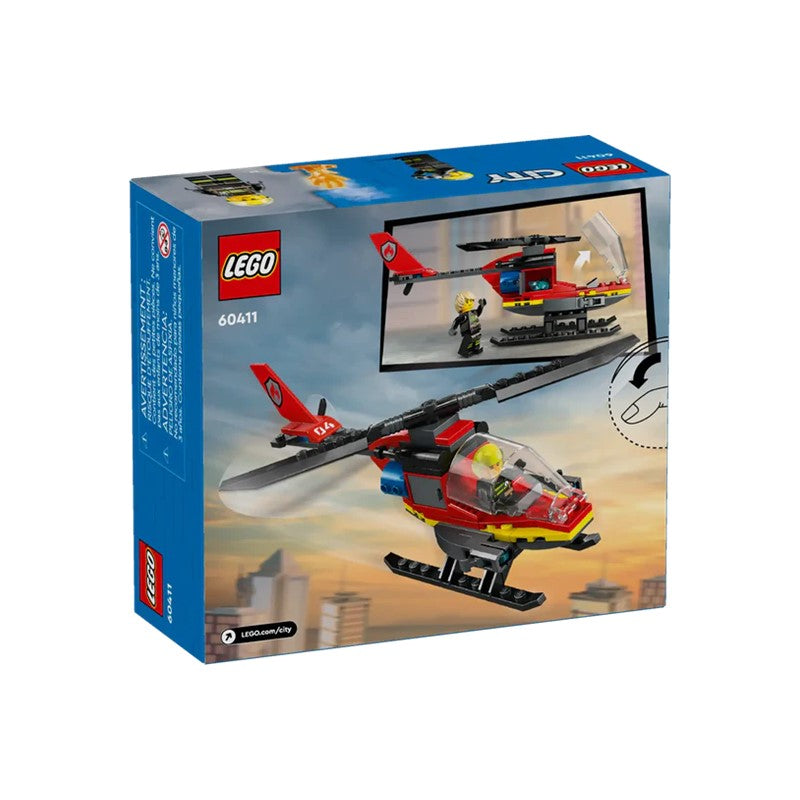 LEGO 60411 Fire Rescue Helicopter | Isetan KL Online Store