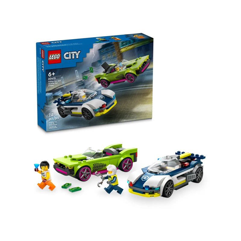 LEGO 60415 Police Car and Muscle Car Chase | Isetan KL Online Store