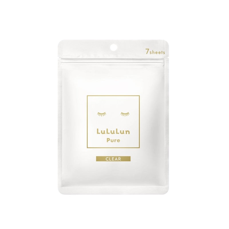 LULULUN Pure Sheet Mask Clear (White) 7s | Isetan KL Online Store