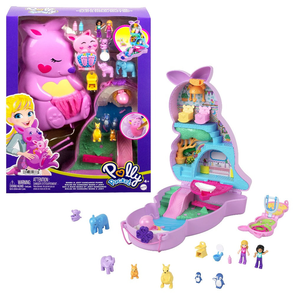 MATTEL GAMES GKJ63 Polly Pocket Large Wearable Compact (Assorted) | Isetan KL Online Store