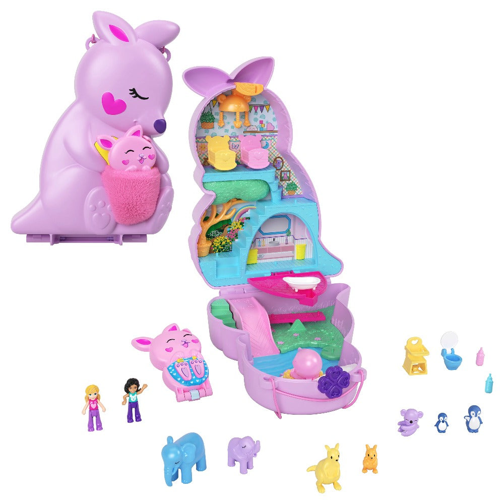 MATTEL GAMES GKJ63 Polly Pocket Large Wearable Compact (Assorted) | Isetan KL Online Store