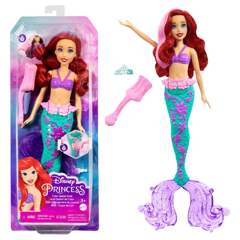 MATTEL GAMES HLW00 Disney Princess Ariel Hair Feature Doll | Isetan KL Online Store