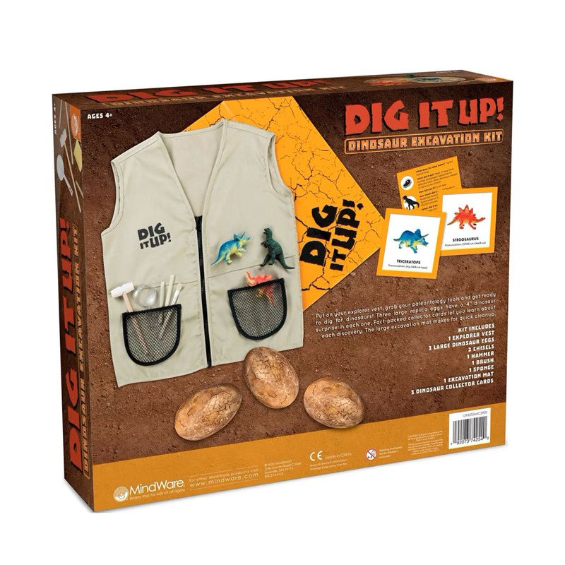 MINDWARE DIG IT UP Dinosaur Excavation Kit | Isetan KL Online Store