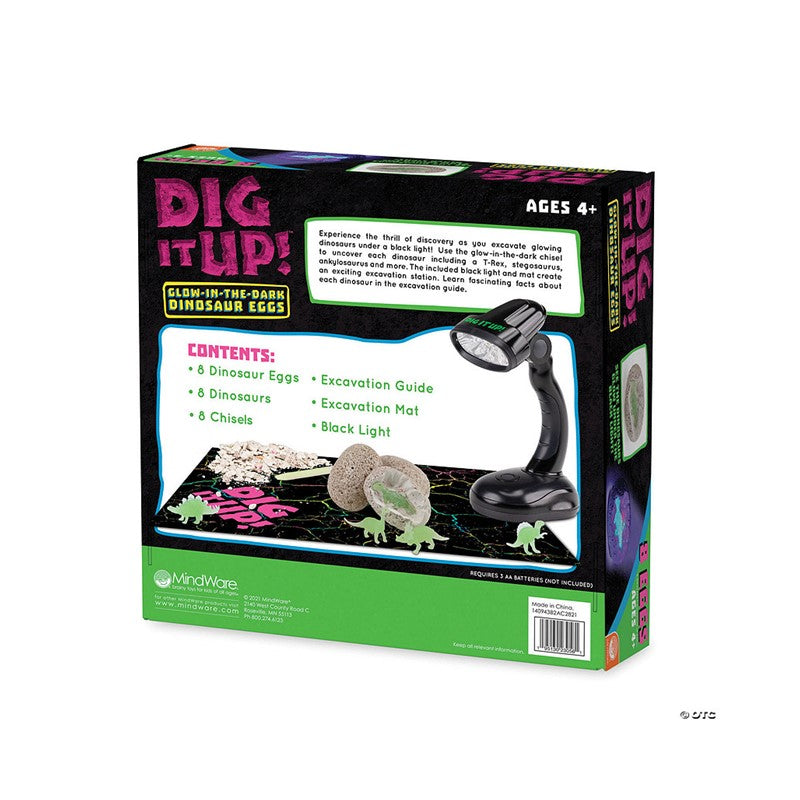 MINDWARE DIG IT UP Glow In The Dark Dinosaurs | Isetan KL Online Store