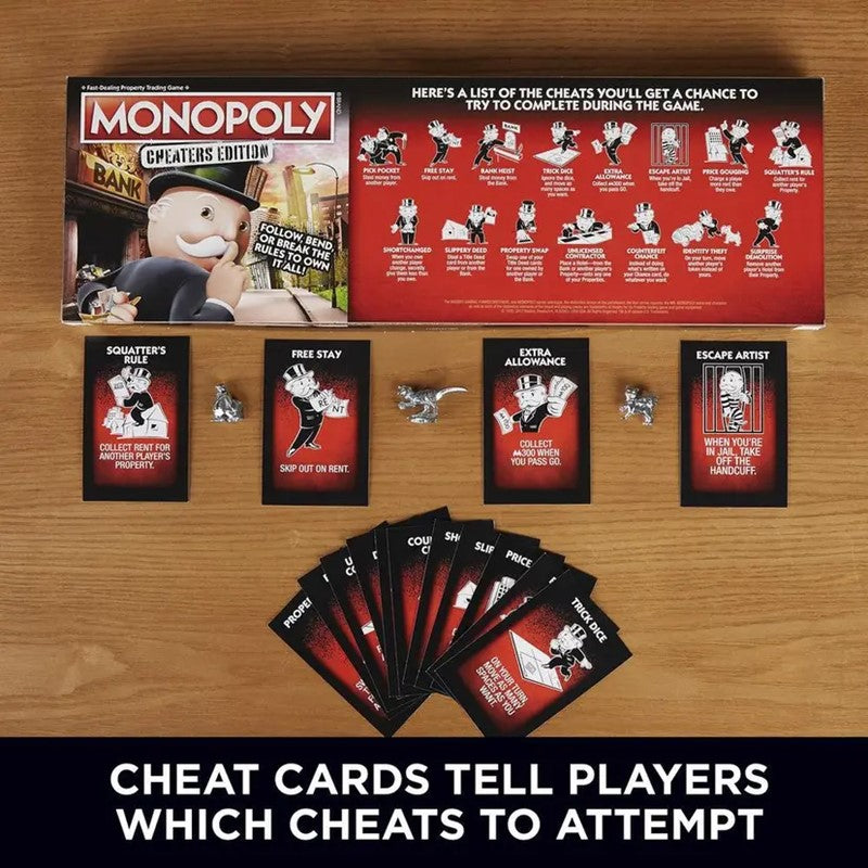 MONOPOLY E1871 Monopoly Cheaters Edition | Isetan KL Online Store