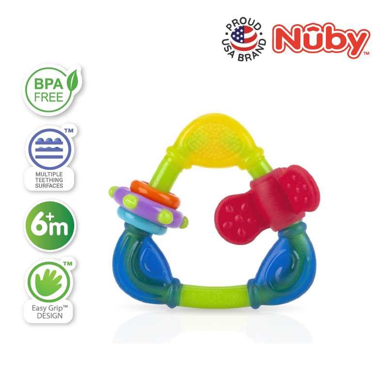 NUBY NB664 Triangle Teether & TPE (1pc) | Isetan KL Online Store