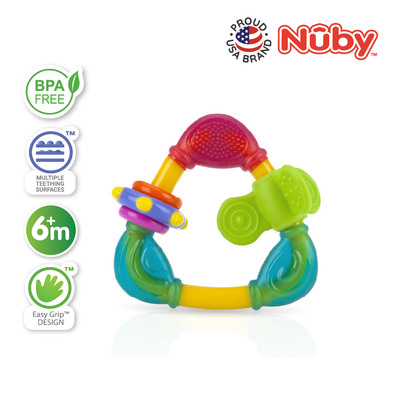 NUBY NB664 Triangle Teether & TPE (1pc) | Isetan KL Online Store