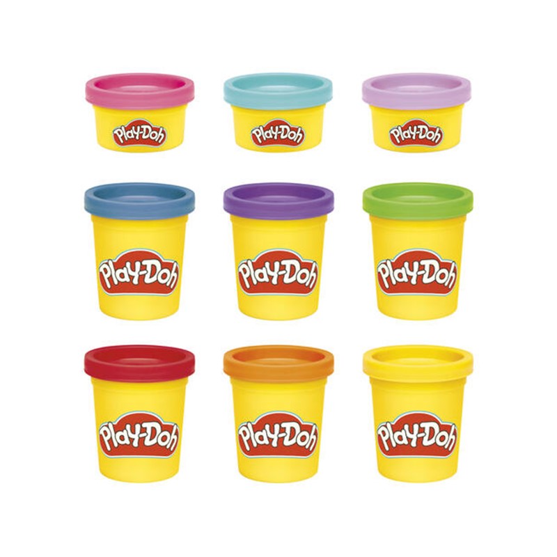 PLAY-DOH F7369 PD Colorful Compound 9 Pack Ast | Isetan KL Online Store