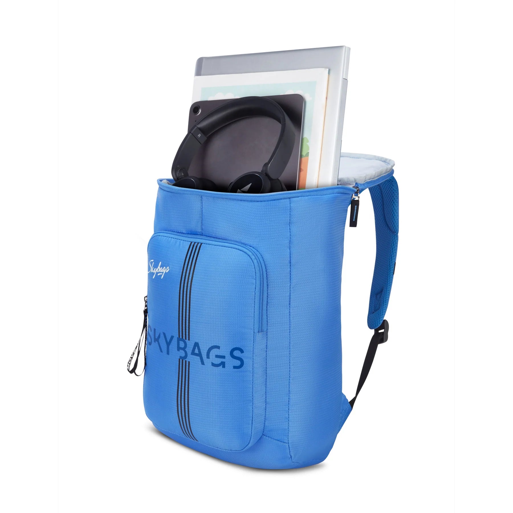 SKYBAGS Tribe Pro 01 College Backpack (Blue) | Isetan KL Online Store