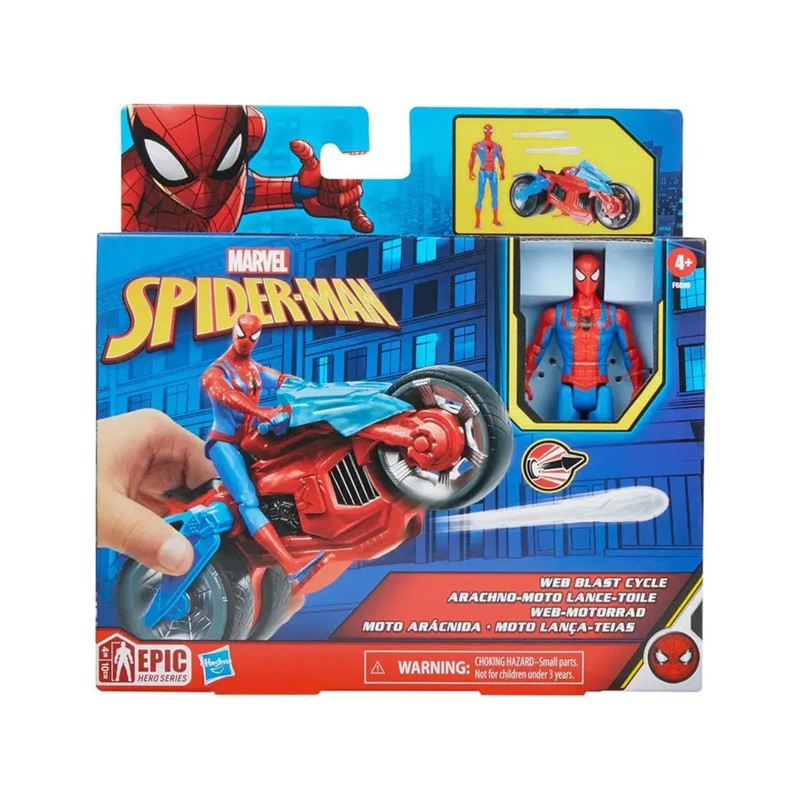 SPIDERMAN F6899 Spd 4In Vehicle And Figure | Isetan KL Online Store