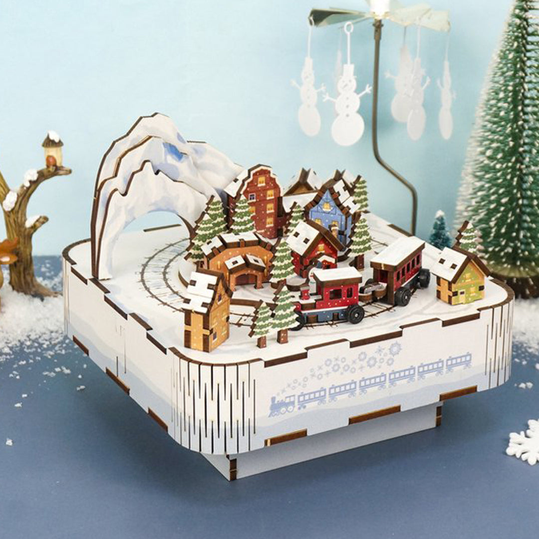 TONECHEER DIY Music Box Snow Train | Isetan KL Online Store