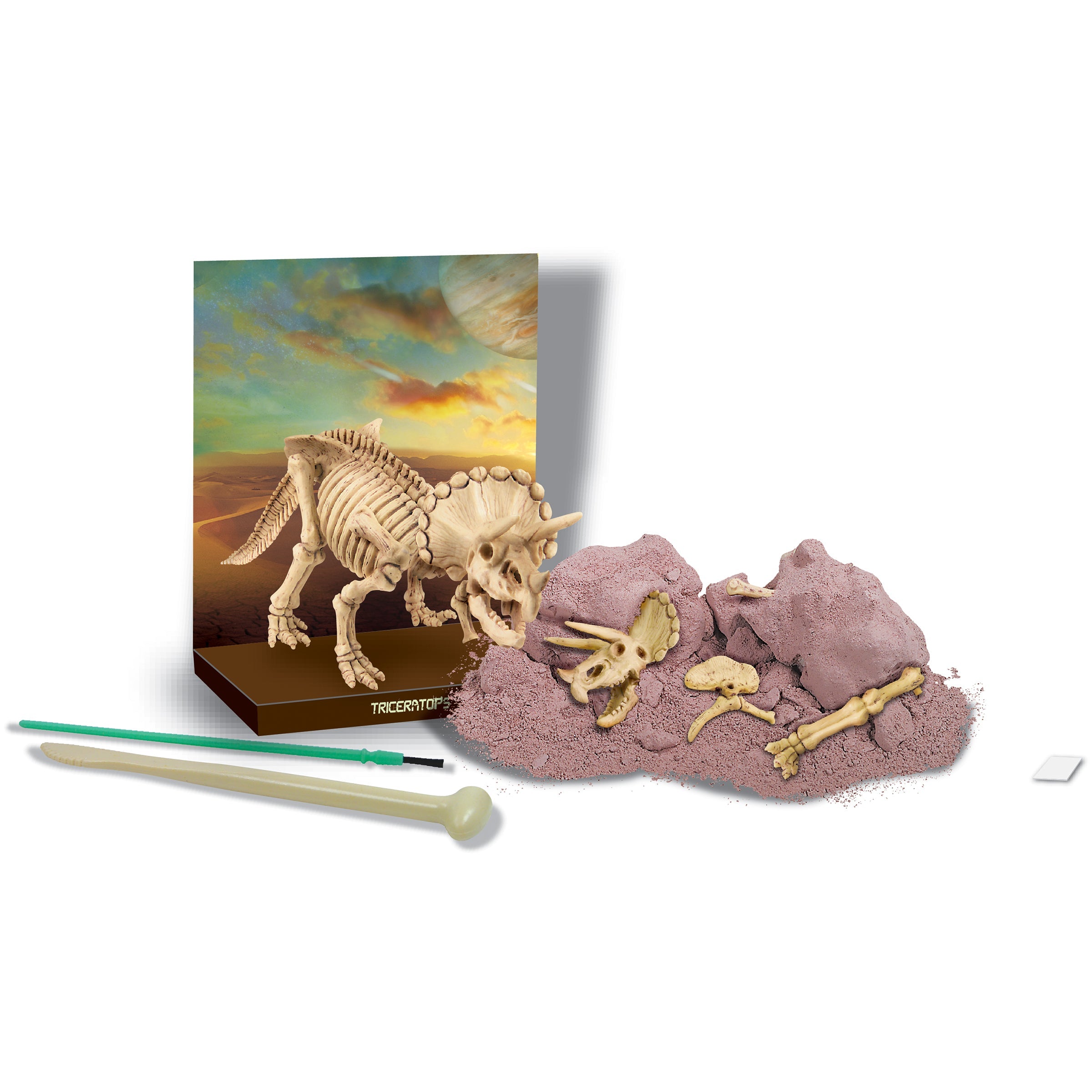 4M KidzLabs Dig a Triceratops Skeleton | Isetan KL Online Store