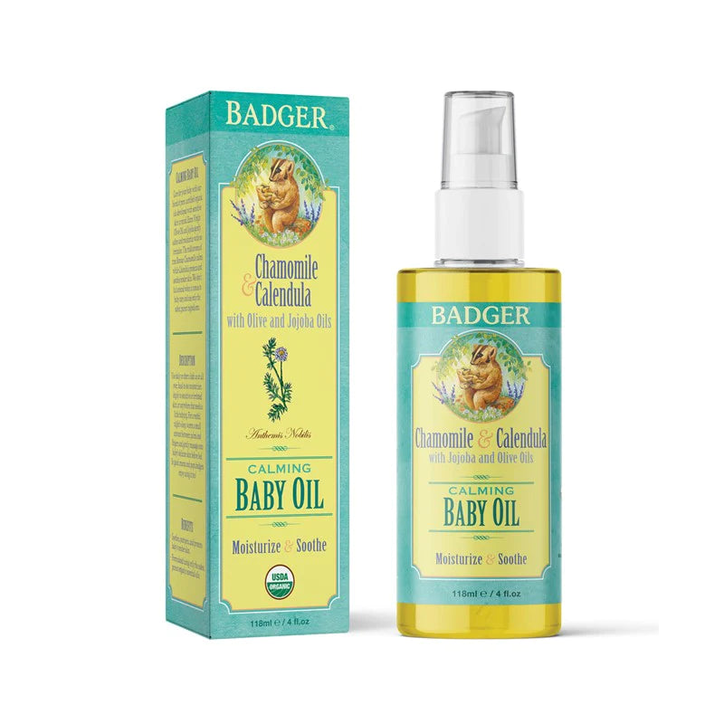 BADGER Calming Baby Oil 118ml | Isetan KL Online Store