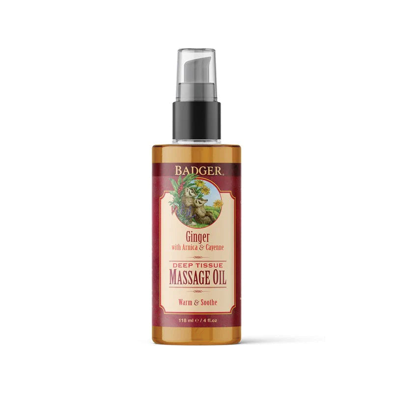 BADGER Ginger Deep Tissue Massage Oil 118ml | Isetan KL Online Store