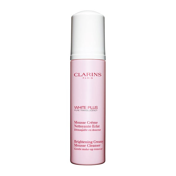 CLARINS White Plus Pure Translucency Brightening Creamy Mousse Cleanser 150ml | Isetan KL Online Store