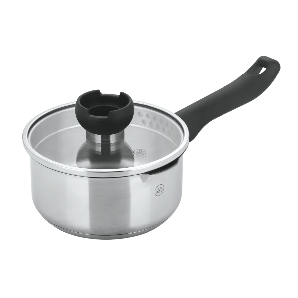 CS-KOCHSYSTEME CS ARON Saucepan with Lid (16x7.5CM) | Isetan KL Online Store