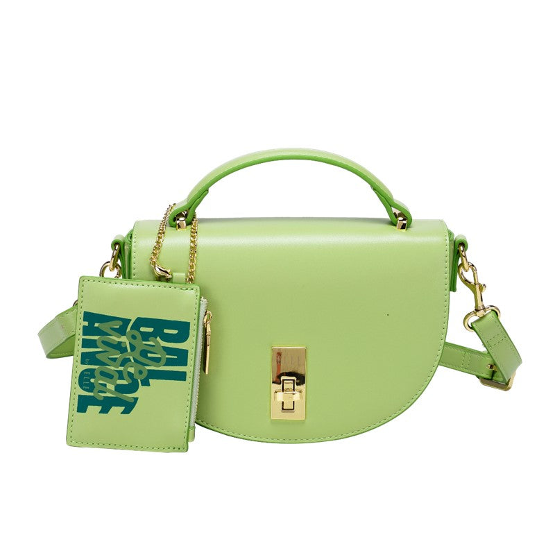 ELLE Color Therapy Saddle Bag (Light Green) | Isetan KL Online Store