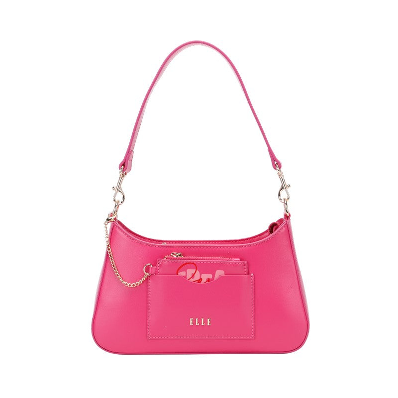 ELLE Color Therapy Shoulder Bag (Fuschia Pink) | Isetan KL Online Store