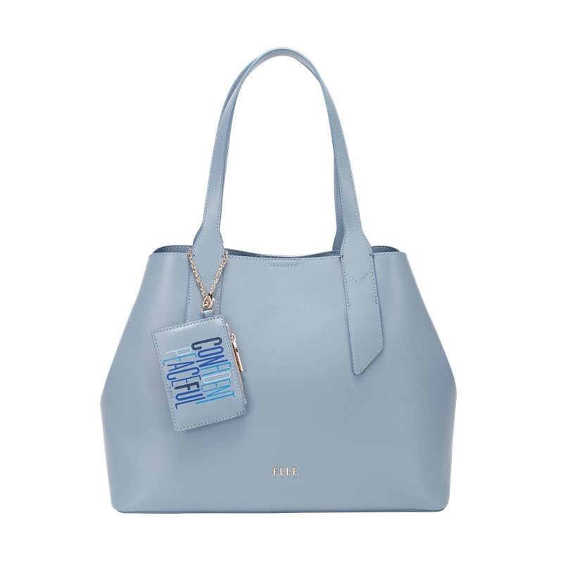 ELLE Color Therapy Tote Bag (Smoky Blue) | Isetan KL Online Store