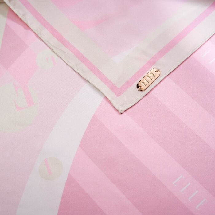 ELLE Polka E Square Scarf (Heavenly Pink) | Isetan KL Online Store