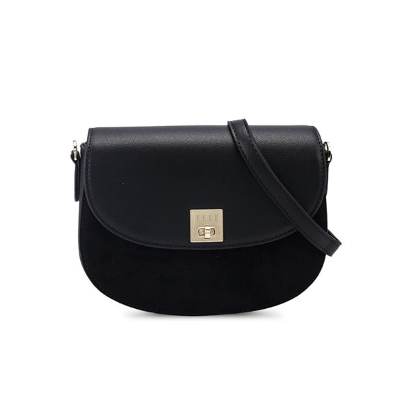 ELLE Shanice Saddle Bag (Black) | Isetan KL Online Store