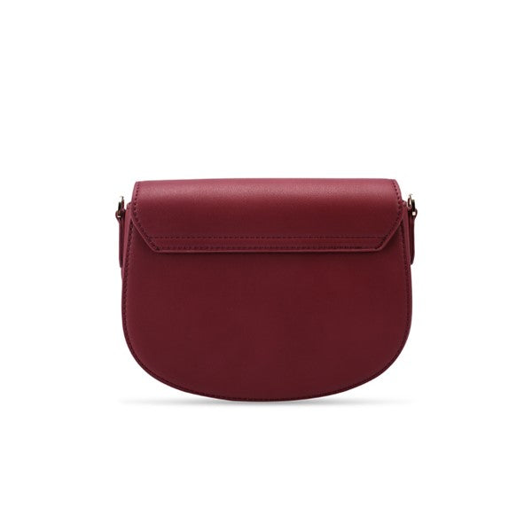 ELLE Shanice Saddle Bag (Maroon) | Isetan KL Online Store