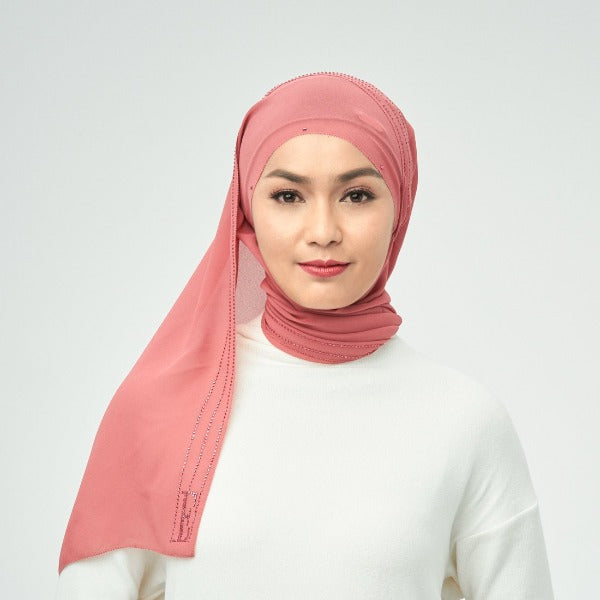 ELLE Twinkle Elle Shawl (Heavenly Pink) | Isetan KL Online Store