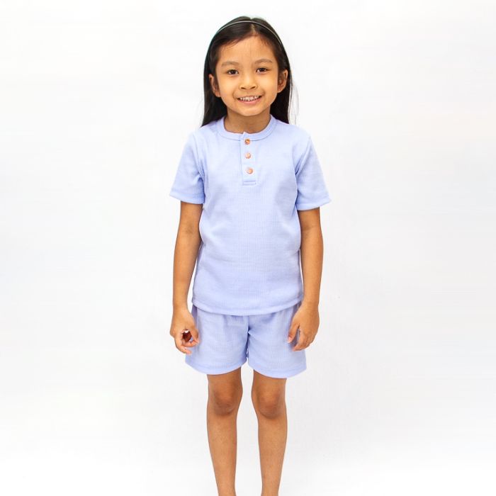 ELOQUE Santai Unisex Loungewear in Powder Blue | Isetan KL Online Store