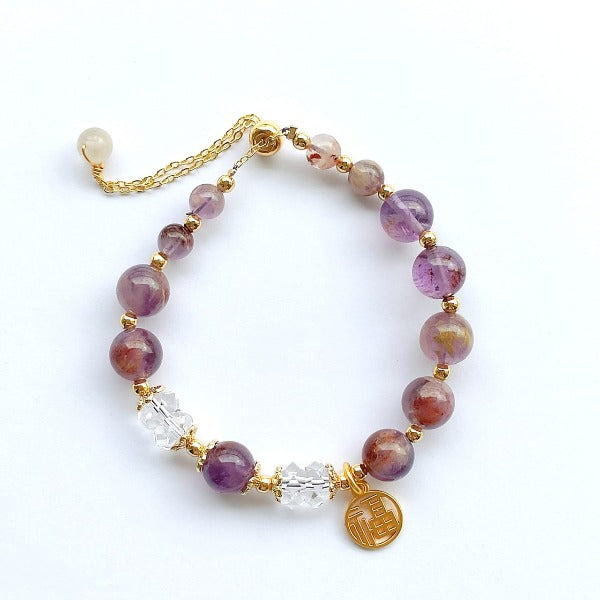 ER BY ERVY Natural Crystal Amethyst Phantom Bracelet | Isetan KL Online Store