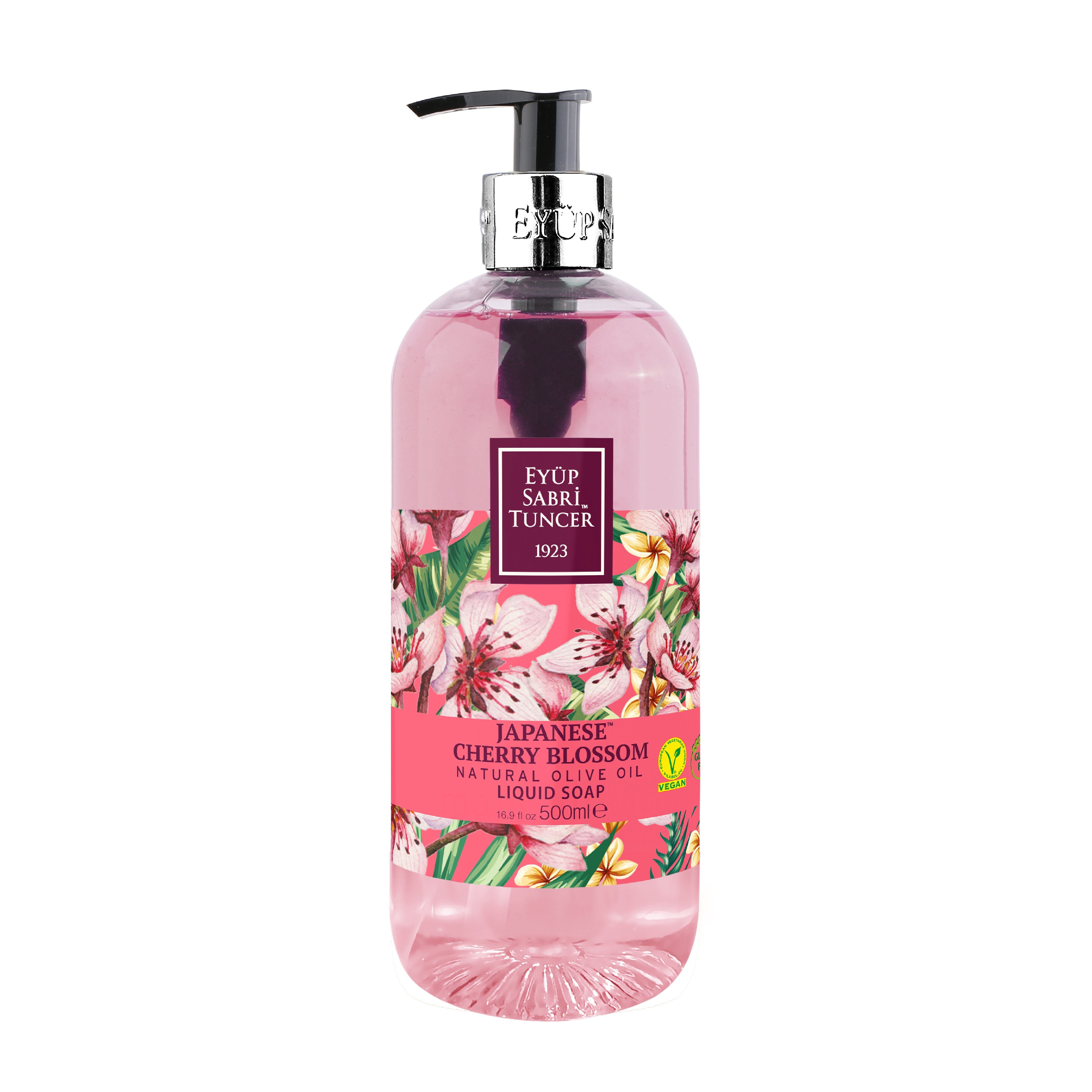 EYUP SABRI TUNCER Natural Olive Oil Liquid Soap - Japanese Cherry Blossom 500ml | Isetan KL Online Store