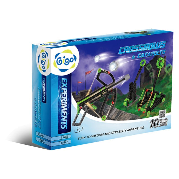 GIGO Experiments - Crossbows & Catapults (110pcs) | Isetan KL Online Store