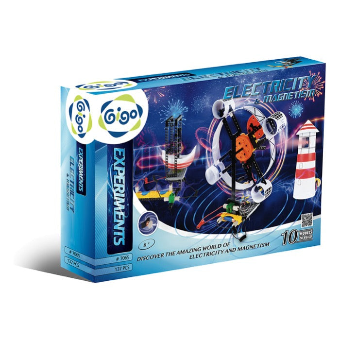 GIGO Experiments - Electricity Magnetism Electricity Deluxe (137pcs) | Isetan KL Online Store