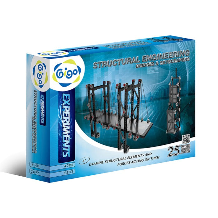 GIGO Experiments - Structure Engineering Bridges & Skyscrappers (232pcs) | Isetan KL Online Store