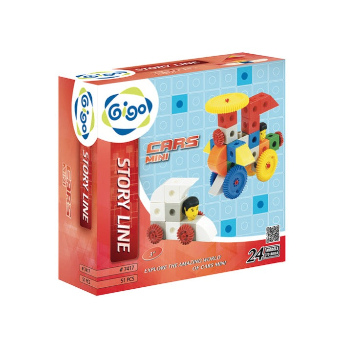 GIGO Story Line - Mini Cars (51pcs) | Isetan KL Online Store