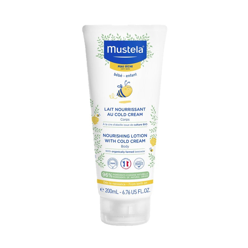 MUSTELA Nourishing Lotion With Cold Cream Body With Organically Farmed Beeswax 200Ml | Isetan KL Online Store