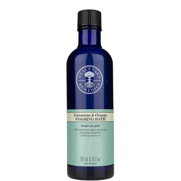 NEAL'S YARD REMEDIES Geranium & Orange Foaming Bath 200ml | Isetan KL Online Store