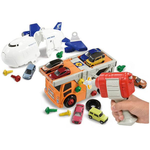 TOMICA Tomica DIY Action! Carrier Car & Cargo Jet Set | Isetan KL Online Store